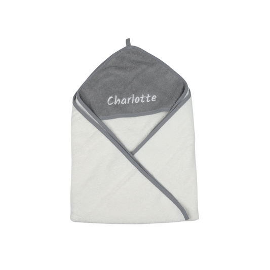 Baby Hooded towel - Anthracite Grey
