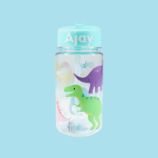 Personalised Dinosaurs Kids' Water Bottle