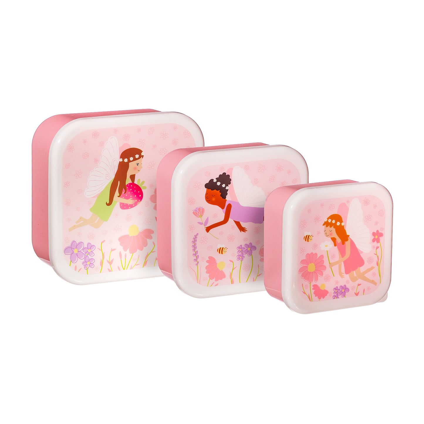 Personalised Fairy Lunch Boxes - Set of 3