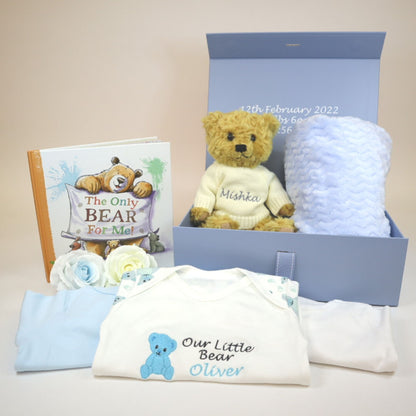 Our Little Bear Large Baby Gift Hamper - Blue