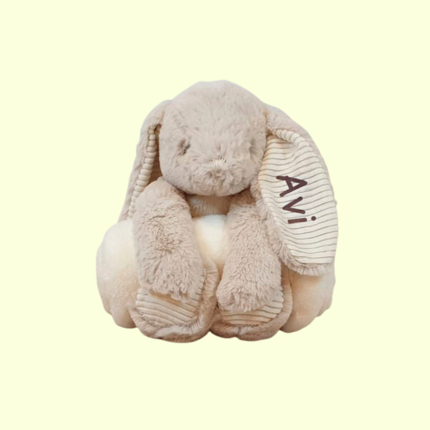 Personalised Rabbit and Blanket