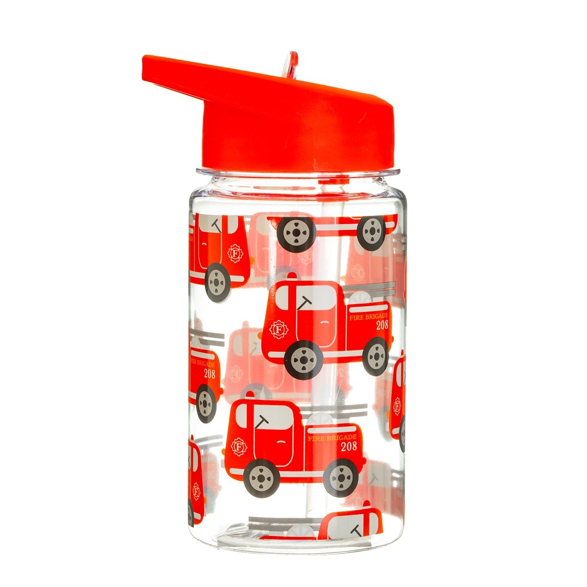 Personalised Fire Engine Kids' Water Bottle
